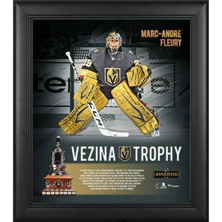 Framed Marc-Andre Fleury Minnesota Wild Autographed 16 x 20 White Jersey  Making Save Photograph