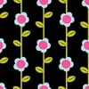 Creative Cuts Roly Poly Flowers Vine Black