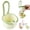 Green, variant on Sink Hanging Strainer Basket with Openable Bottom Cover, Kitchen Food Waste Collector for Sink Garbage Filter, Quick Draining Colander for Cooking and Food Prep