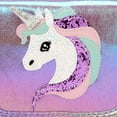thumbnail image 2 of Claire's Shimmering Purple Unicorn Shoulderbag, 2 of 2