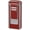 Red Lacquer & polished chrome, variant on Lotus Commander Cigar Lighter with Triple Pinpoint Wind-Resistant Torch Flames, All Metal Housing, Integrated 9 mm Cigar Punch, Tinted Fuel Level Window