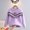 Purple, variant on Brondbend Sweater for Girls Fashion Children Pullover Sweater Crewneck Long Sleeve Knitted Thick Top Cute Print Loose Fit Fall Winter Comfortable Party Warm Top,Beige