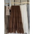 thumbnail image 3 of 2025 Women's High-Waisted A-Line Ballet Skirt - Elegant White Midi Tulle Skirt for Spring & Summer, 3 of 9