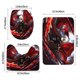 thumbnail image 3 of Tokyo Ghoul Juego de 3 alfombras de baño de coral fleece: tapete de baño + alfombra de inodoro en forma de U + funda de tapa de inodoro en forma de O, 3 of 6