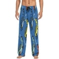 thumbnail image 2 of Colorful Cute Dinosaurs Men's Pajama Pants Lightweight Sleepwear Bottom Lounge Pants, 2 of 6