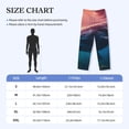thumbnail image 4 of Lsque Sunshine Ocean Whale Print Men's Pajama Pants, Lounge Pant - Comfortable Home Wear,Elastic Waistband, Stylish Design-Large, 4 of 9