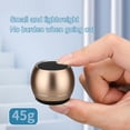 thumbnail image 6 of 2025 New Bluetooth Speakers On Sale Metal Bluetooth Speaker, Mini Speaker, Subwoofer Outdoor Portable Bluetooth Speaker, HIFI Sound Quality, Intelligent Noise Reduction - Gold, 6 of 6