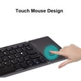 thumbnail image 4 of keepw Folding Keyboard Rechargeable Wireless Laptop Keypad Desktop Keyboards Computer Supplies Convenience Office Accessories Black, 4 of 6