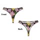 thumbnail image 3 of Fotbe Colorful Roses Tanga Sin Costuras para Mujer con Estampado – Panties Invisibles, Transpirables y Cómodos para Uso Diario-Small, 3 of 6