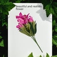thumbnail image 5 of Blue Flowers Fake Tulips Artificial Flowers, 13 Inch Real Touch PU Flowers for Decoration, 10 Pcs Tulip Flowers Bouquet for Vase, Mother's Day Easter Valentines Gifts, 5 of 5