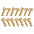 thumbnail image 3 of SHISUYAN 7 Pairs Kitchen Knives Handle Screw Fixing Rivet Nuts Chef Knives Cutter Wooden Grip Screw Fastener Fixer Clip Nails Replacement Repair Diy Tools Accessories 2cm, 3 of 7