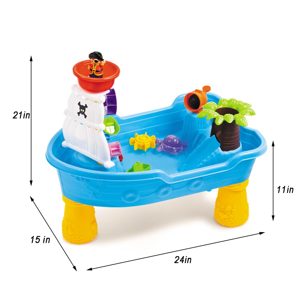 pirate ship water table