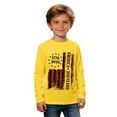 thumbnail image 4 of Bainana Boys Long Sleeve Graphic Tees With 250 Years USA Flag Prints Comfortable Casual Crewneck Sweatshirt For Children Youth Stylish Top 3-14 Years, 4 of 4