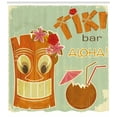 thumbnail image 3 of Ambesonne Tiki Bar Shower Curtain, Drink Flora, 69"Wx84"L, Multicolor, 3 of 3