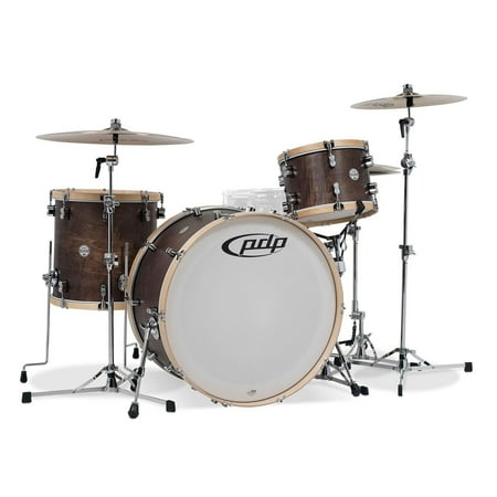 PDP Concept Classic 3-Piece Drum Shell Pack - 26" Bass (Walnut, Natural Hoops)
