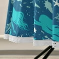 thumbnail image 5 of Coolnut Mermaids 60" Round Tablecloth with Zipper Umbrella Hole, Washable Spillproof Table Cloth Decorative for Picnic,Camping,Indoor and Outdoor, 5 of 7