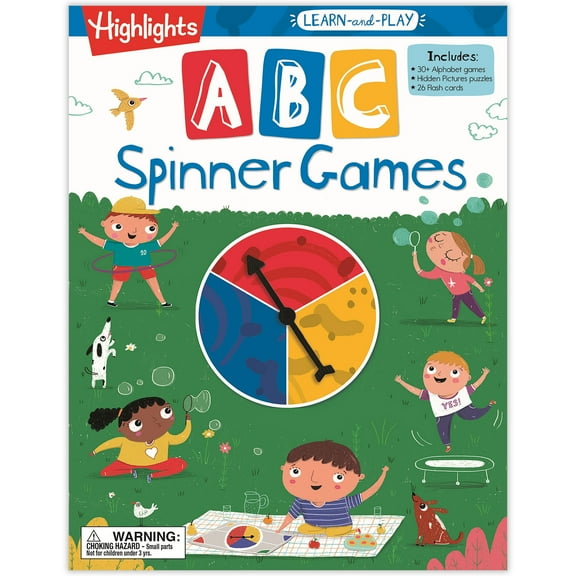 Highlights Learn-and-Play: Highlights Learn-and-Play ABC Spinner Games (Paperback)