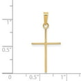 thumbnail image 3 of Finest Gold 14k Yellow Gold Cross Pendant, 3 of 4