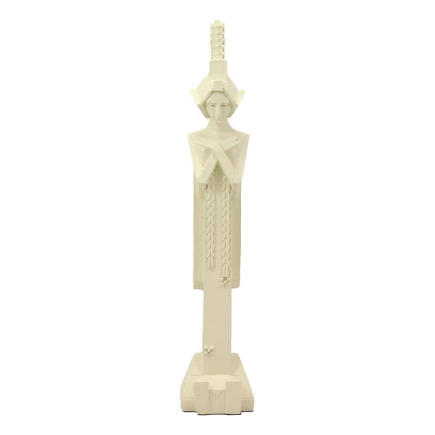 Frank Lloyd Wright Midway Gardens White Sprite With Crossed Arms Statue Decor Com Frank Lloyd Wright Midway Gardens White, Frank Lloyd Wright Garden Sprite
