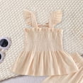 thumbnail image 4 of KEXE Toddler Outfit Baby Clothes For Girls Toddler Baby Girl Outfits Summer Clothes Infant Spring Short Sleeve Shirt Tops Cute Shorts Set, 4 of 6