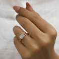 thumbnail image 6 of JEWELEGANT 2 Ct Radiant Moissanite Engagement Ring - East West Ring for Women, 6 of 8