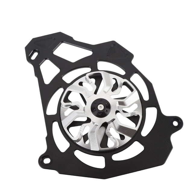 Motorcycle Rotating Fan Cover, Radiator Protection Cover, Motorcycles Water Cooler Accessories Replacement for NMAX155 NVX155 AEROX155 2016 to 2023