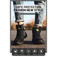 thumbnail image 2 of SKIUHS Men's High Top Steel Toe Work Boots – Non-Slip, Lightweight & Durable Industrial Safety Boots for Construction, 2 of 8