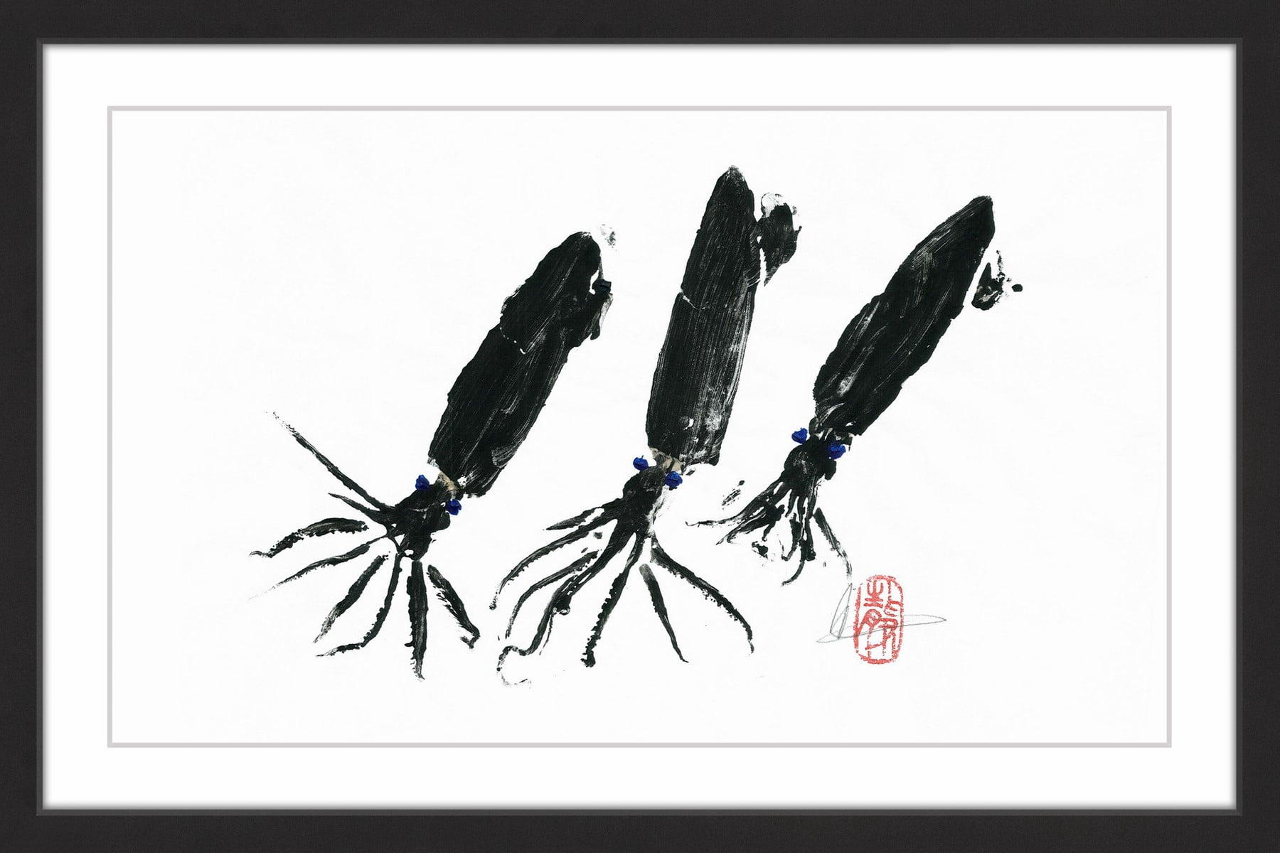 "Ink Brothers" Framed Painting Print
