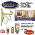 thumbnail image 3 of Hook-Its Hanging System Frames Relojes Espejos Decoraciones navideñas como se ve en el televisor Set de 32 piezas Hook-Its SS-2559, 3 of 4