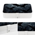 thumbnail image 4 of Bats PU Leather Necklace Holder with Removable Compartment, Portable Decorative Box Jewelry Boxes Necklace Organizer, 4 of 6