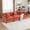 Orange, variant on YWEN Modular Sectional 3 Seater Cloud Sofa Couch for Living Room,113.8" Cloud Sofas with Deep Seat,Modern Chenille 3 Seat Sofas,Fluffy Cloud Couches for Bedroom,Apartment,Office
