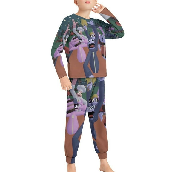 Yeeps Hide And Seek Pajama Suit Sleepwear Long Sleeve Top And Pants Pajama Set Home