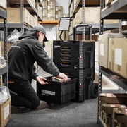 ToughBuilt StackTech 1-Drawer Rolling Locking Box, Portable Tool Storage & Organizer