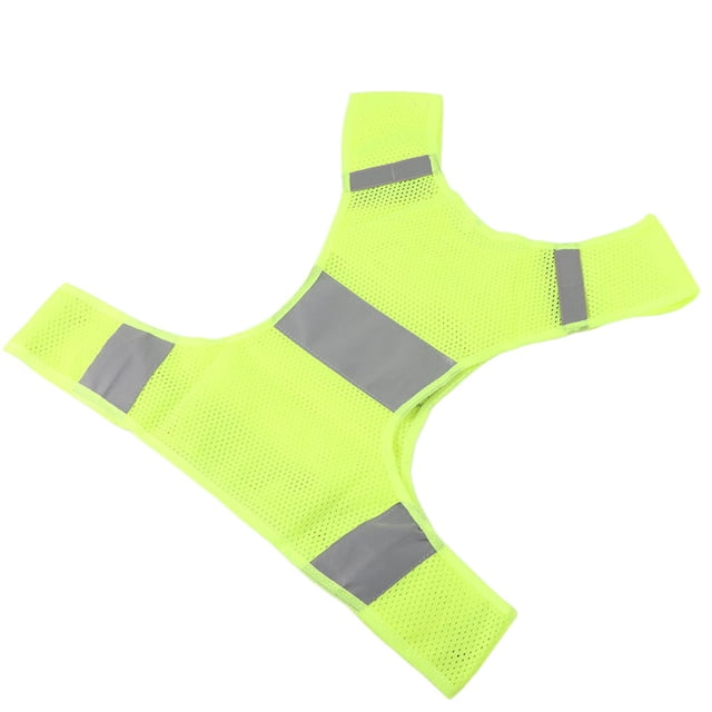 Chaleco de seguridad BuyWeek reflectante para ciclismo y correr Amarillo fluorescente M