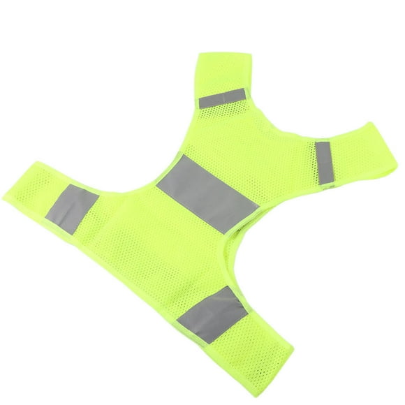 Chaleco de seguridad BuyWeek reflectante para ciclismo y correr Amarillo fluorescente M