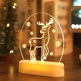 thumbnail image 1 of Ganfancp Luz de Noche de Navidad Regalo de Navidad Luz de Ambiente de Cabecera Lámpara de Mesa Regalo para Niños Regalo para Las Fiestas Ofertas de La Semana 1X Lámpara de Mesa, 1 of 6