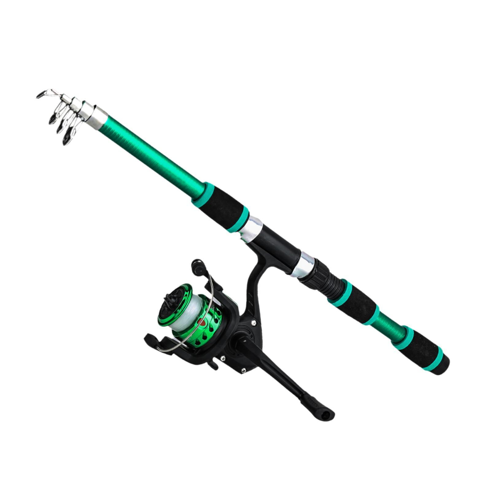 GARENDE Fishing Pole Equipment Kids Fishing Rod and Reel Combo for Outdoor Beginners Green