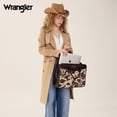 thumbnail image 7 of Wrangler Women Laptop Briefcase Tote Bag with Detachable Adjustable Strap, Cow-Coffee, 7 of 7
