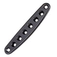 thumbnail image 1 of 1x Electric Guitar Bridge String Thru Body Ferrules Bushing Mounting Plate 8-Hole, 1 of 11