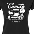 thumbnail image 3 of Peanuts - Charlie Brown Records - Juniors Fitted Graphic T-Shirt, 3 of 6