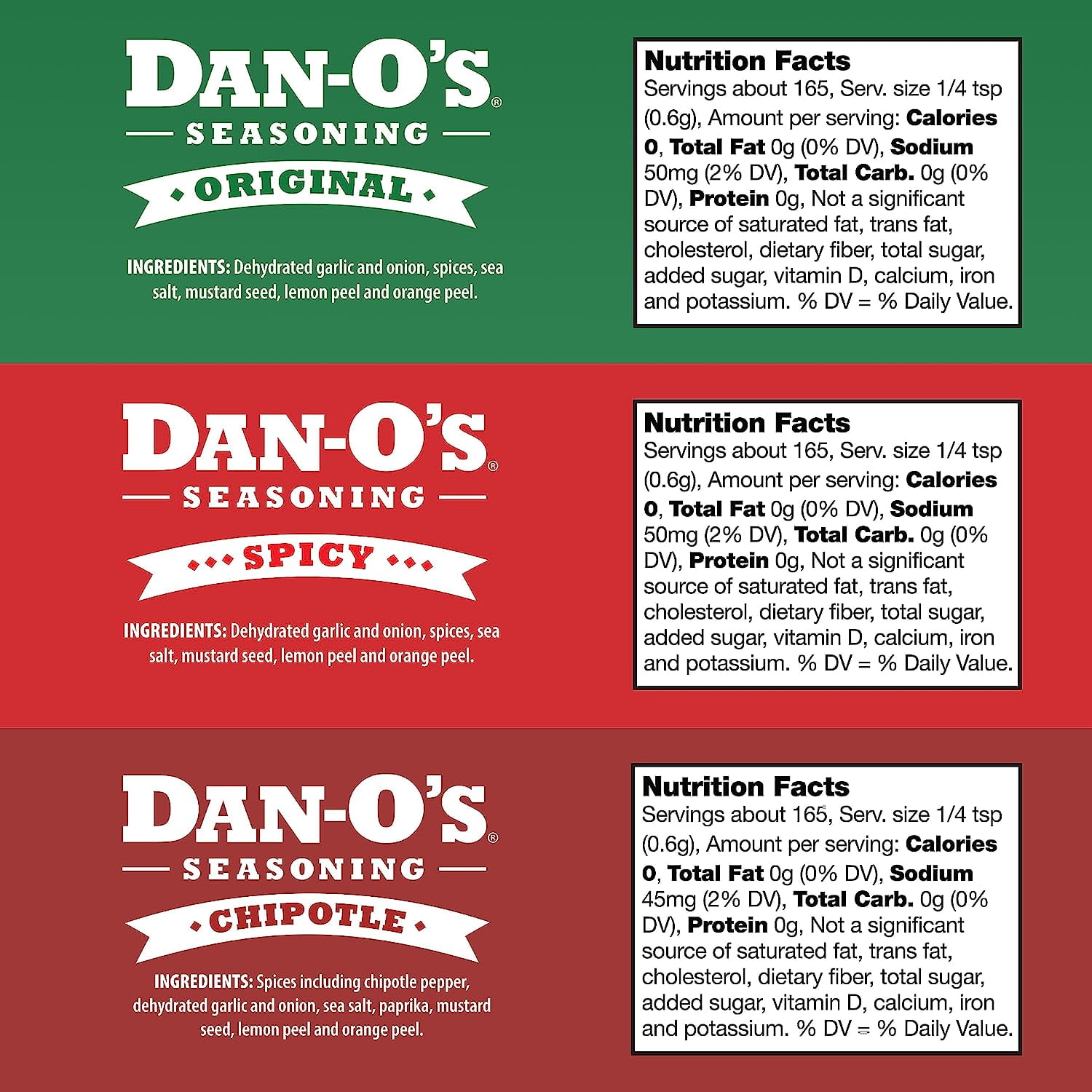 Dan-O's Chipotle Seasoning - Large Bottle 