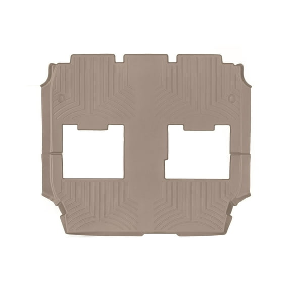 WeatherTech Custom Fit FloorLiners compatible with 2017-2020 Chrysler Pacifica Hybrid - One piece - 2nd and 3rd row coverage, Tan