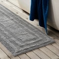 thumbnail image 2 of Eddie Bauer Logan Chrome Cotton Tufted Bath Runner Rug, 2 of 6