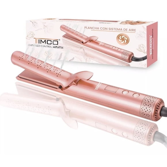 Plancha De Cabello Timco® Con Sistema De Aire Y Keratin 450° Timco PHS109