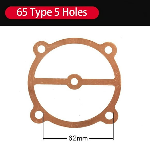 Chendee Air Compressor Cylinder Head Base Valve Plate Gaskets Washers Copper Pad 51 65,65 Type 5 Holes