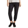 Danskin Ladies' Woven Jogger Adjustable Drawcord, Black Cameo, Large, 17 - NEW