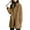 Khaki, variant on Ruimatai Women's Wool Blend Pea Coat Solid Color Fashion Notched Collar Double Breasted Mid-Length Trendy Overcoat Outerwear Jacket