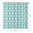 thumbnail image 5 of Waterproof Cute Boho Daisy Shower Curtain 72x72 Inch Boho Style Polyester Unique Shower Curtain for Bathroom Hotel Home Decor with 12 Plastic Hooks, 5 of 5
