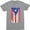 Athletic Heather, variant on Puerto Rico American Flag Men's Rican US USA Pride T-Shirt