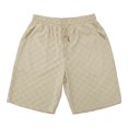 thumbnail image 7 of Short Sets for Men Long Sleeve Crewneck Shirt and Wide Straight Leg Shorts 2 Piece Matching Set Mens Summer Outfits, 7 of 7